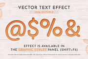 Orange Editable Text Effect, a Layer Style Add-On by rwgusev (Thumbnail 7 of 7)
