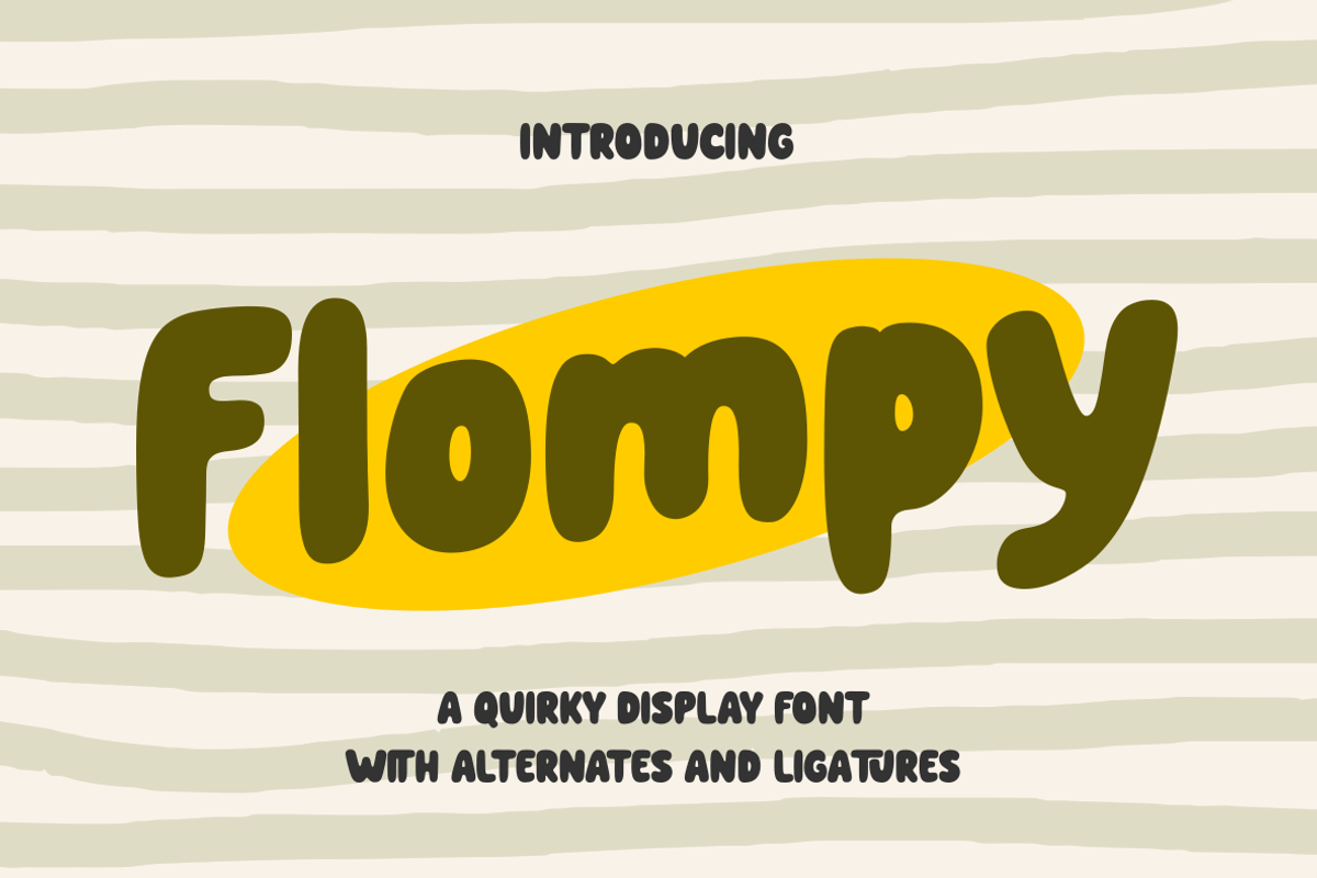 Flompy, a Handwritten Font by zeenesia (Photo 1 of 9)