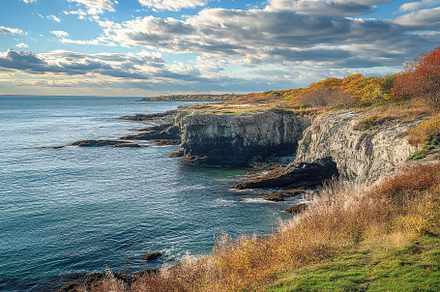 Bright afternoon at Rhode Island sea, a Photo by Iftikhar Alam