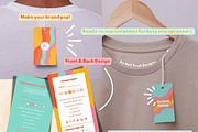 Bold Retro Label Tag Templates, a Card Template by Hell Yeah Designs (Thumbnail 5 of 7)