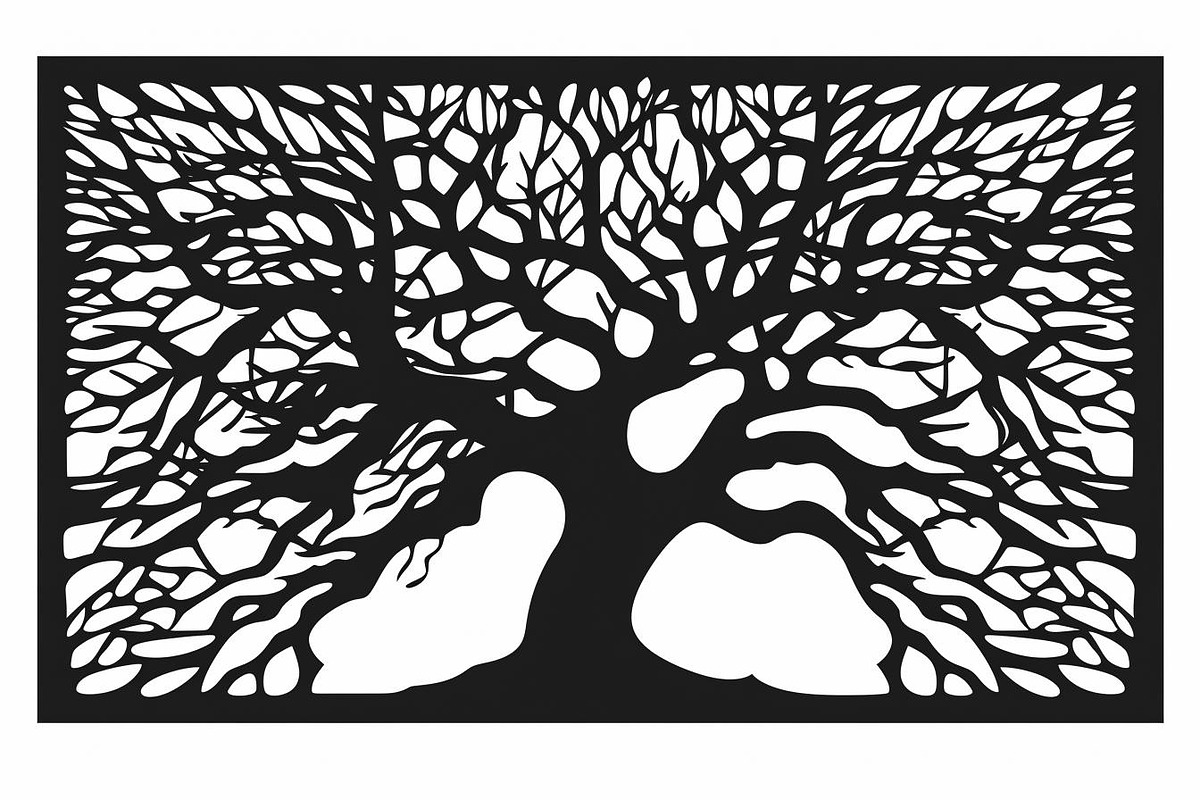 Tree Branch Laser Cut Panel Bundle, a Graphic by jahid234 (Photo 2 of 11)
