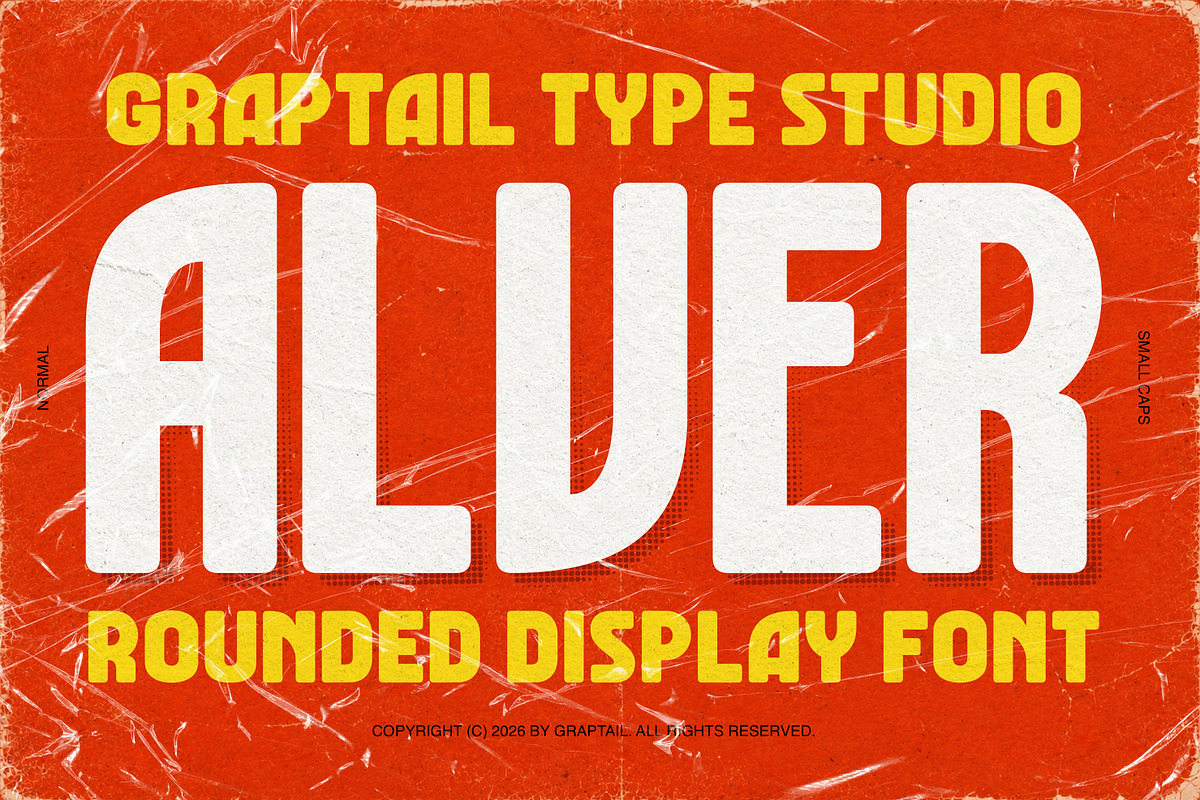 Alver - Rounded Display Font, a Sans Serif Font by Graptail (Photo 1 of 10)