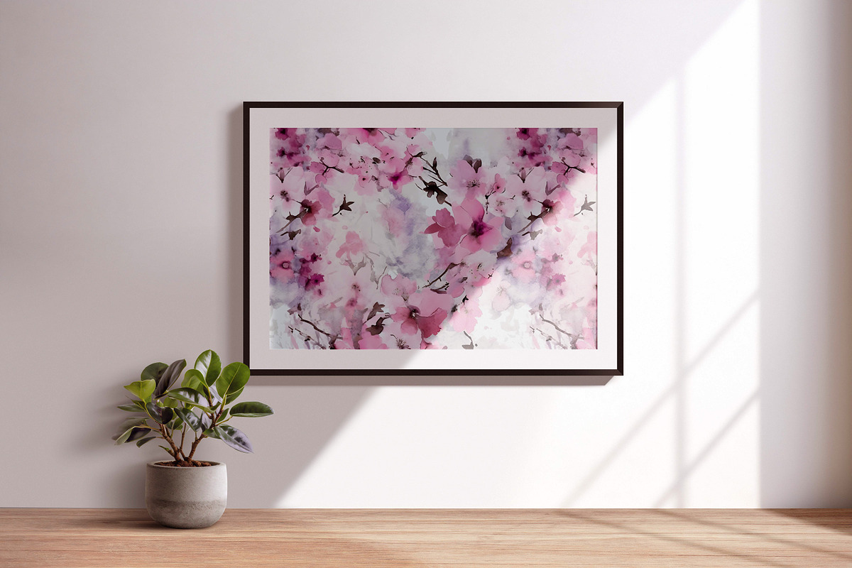 Sakura Seamless Pattern, a Pattern Graphic by SunPatternShop