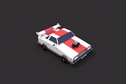 Low Poly Racing Car, a Cars & Vehicle 3D Model by CreativeeArt (Thumbnail 2 of 8)