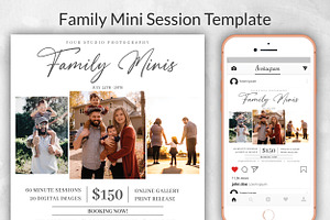 Family Mini Session Template