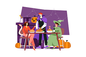 M538_ Halloween Illustration