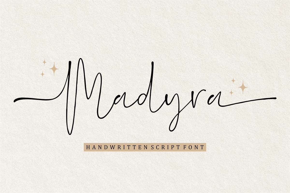 Madyra Monoline Script, a Script Font by Forberas Club (Photo 1 of 9)