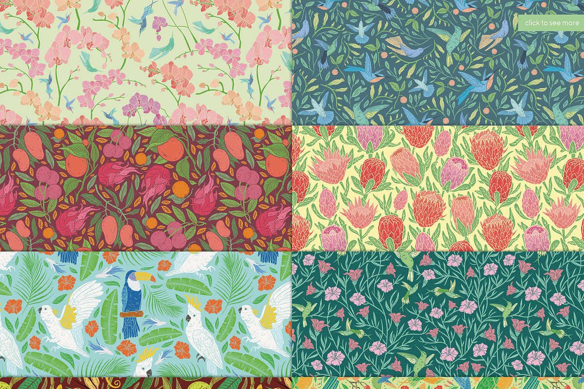 Tropical desire patterns, a Pattern Graphic by Piñata (Photo 15 of 17)