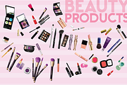 Cosmetics makeup collection mockup, an Illustration by mollyli.ai (Thumbnail 3 of 3)