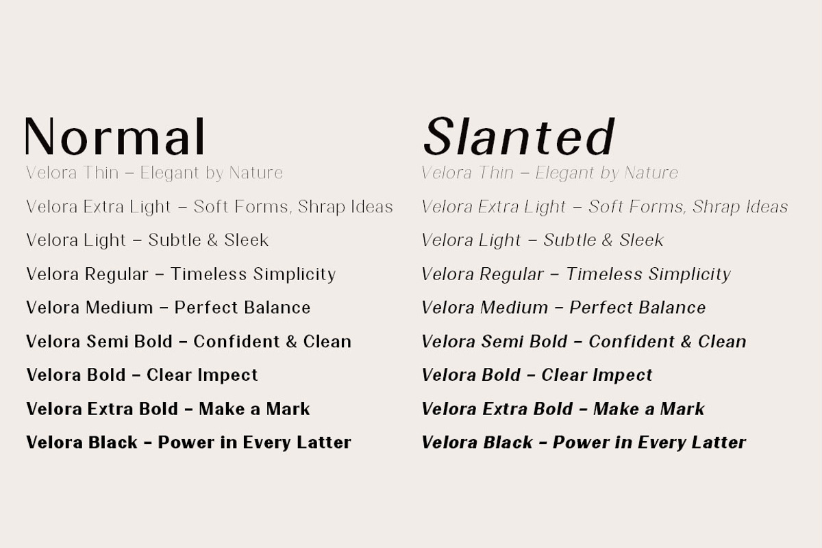 Velora, a Sans Serif Font by Typehill (Photo 8 of 12)