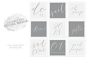 Chellaras Script - UPDATE!, a Script Font by FadeLine Studio (Thumbnail 5 of 9)