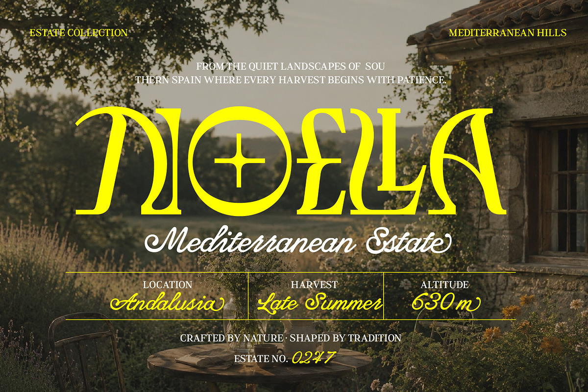 The Villas Luxury Display Serif, a Serif Font by Nollev (Photo 8 of 11)
