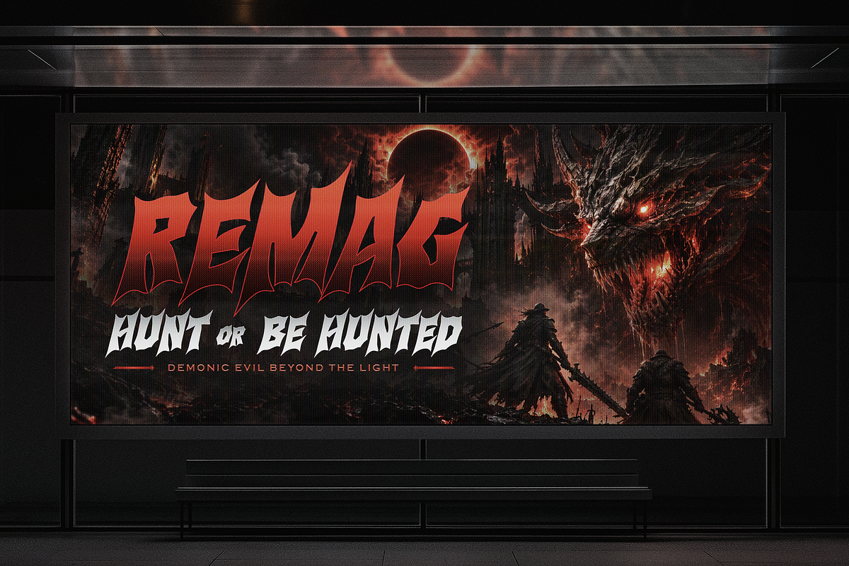 Bazhero - Action Horror Game Font, a Blackletter Font by Typia Nesia (Photo 7 of 9)
