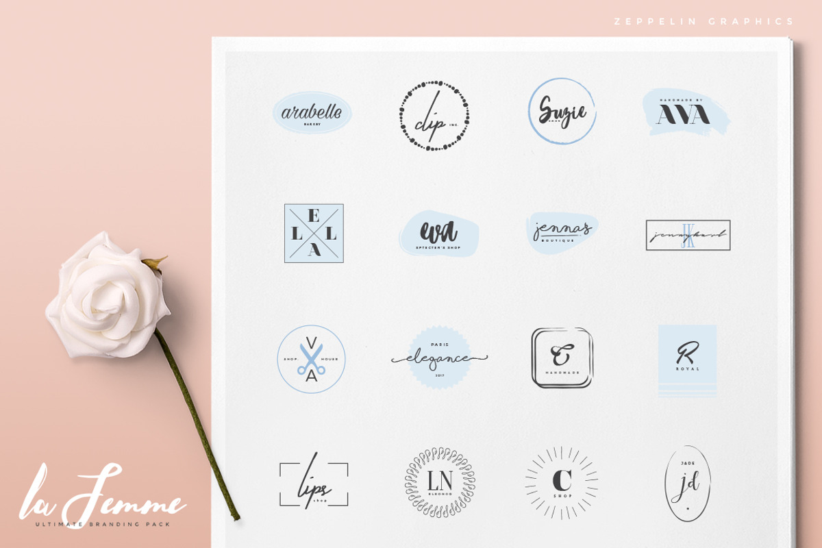 1500 Logos Bundle Collection, a Branding & Logo Template by Graphicdome (Photo 138 of 185)