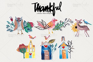 Thankful Watercolors