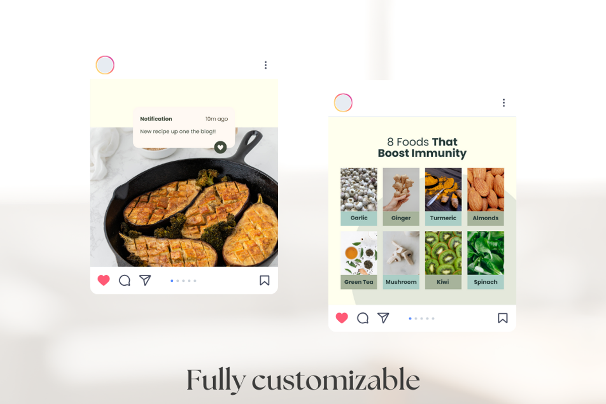 Nutrition Post Template Set I Canva, a Social Media Template by The Social Stuff (Photo 8 of 12)