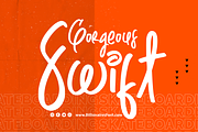 Swift Gorgeous, a Script Font by Aldedesign (Thumbnail 1 of 10)
