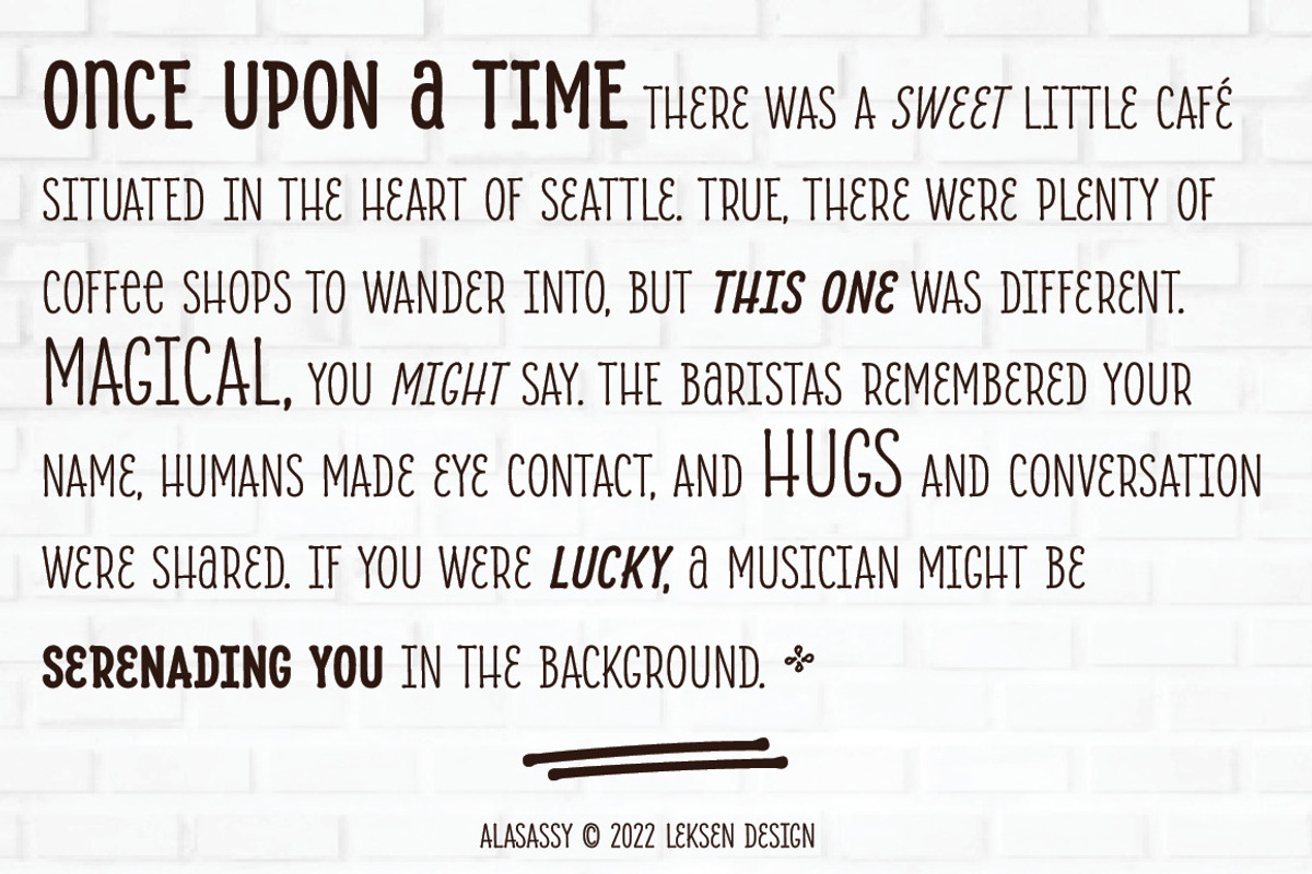 Alasassy Caps Pro, a Handwritten Font by Leksen Design (Photo 4 of 6)
