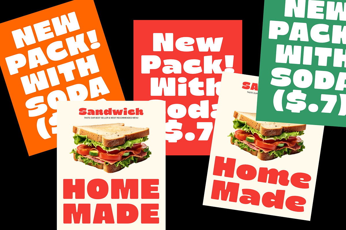 Barni – Bold Retro Groovy Font, a Font by Genetype (Photo 7 of 10)