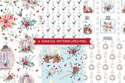 HOLLY JOLLY watercolor set, an Illustration by Lemaris (Thumbnail 8 of 9)
