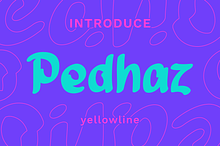 Pedhaz - Display Font