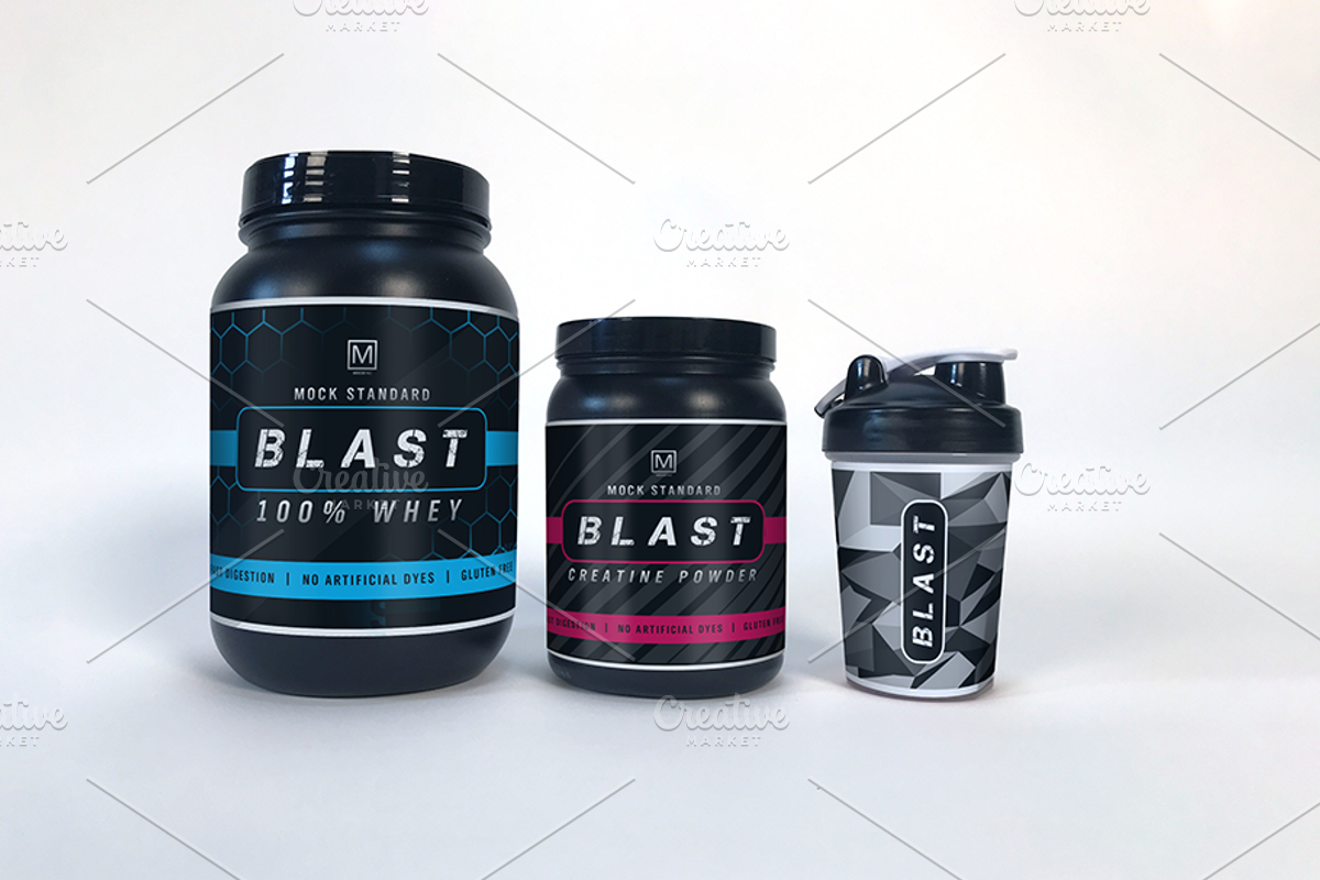 Supplement Mockups, a Cups & Container Mockup by Shop Mockpro (Photo 4 of 7)