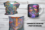 Fantasy Enchanted Forest  Paper, a Background Graphic by LA Design (Thumbnail 5 of 10)