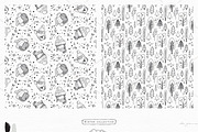 Black & White Winter Patterns, a Pattern Graphic by Lisa Glanz (Thumbnail 4 of 13)