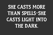 Witchmark Serif - A Tarot Font, a Handwritten Font by Beck McCormick (Thumbnail 7 of 10)