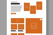 Modern Landing Page Wireframe Layout, a Landing Page Template by MightyDesign (Thumbnail 3 of 9)