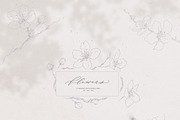 Wedding frame and floral monogram, an Illustration by Summer Nightingale Art (Thumbnail 3 of 10)