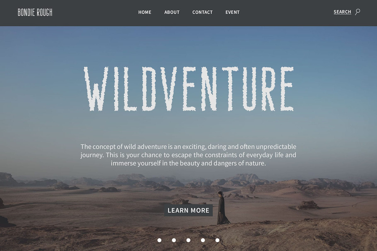 Bondie Rough, a Sans Serif Font by Craft Supply Co. (Photo 4 of 8)
