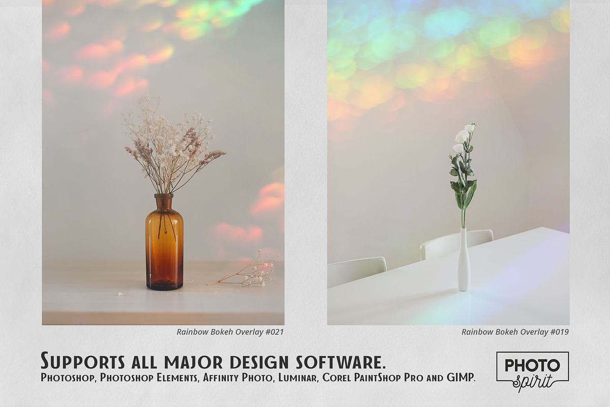 Rainbow Bokeh Effect Overlays, a Brushes & More by PhotoSpirit (Photo 5 of 11)