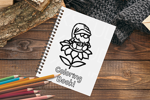 Gnomes Procreate Stamp Brush Set