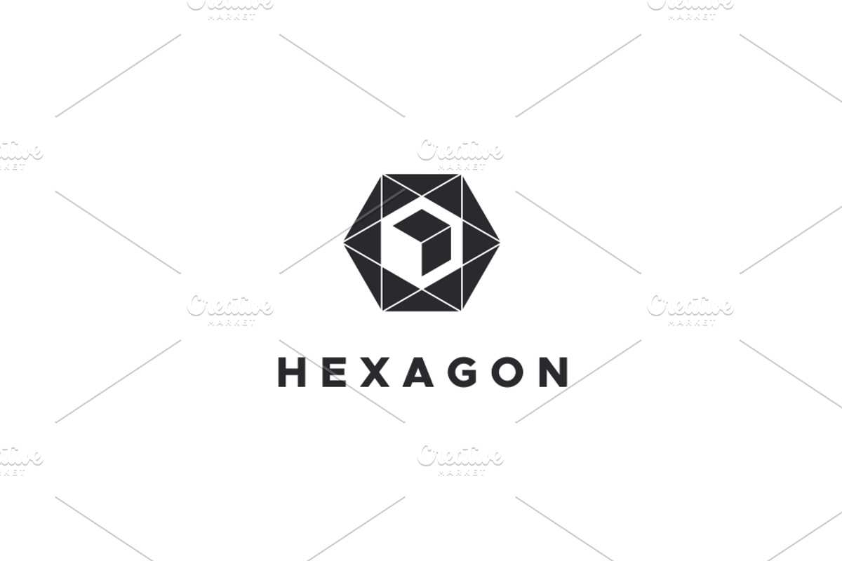 Hexagon Logo, a Branding & Logo Template by yopie | Creative Market