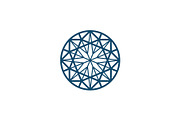 Round Diamond Logo, a Branding & Logo Template by Buqancreative (Thumbnail 4 of 4)