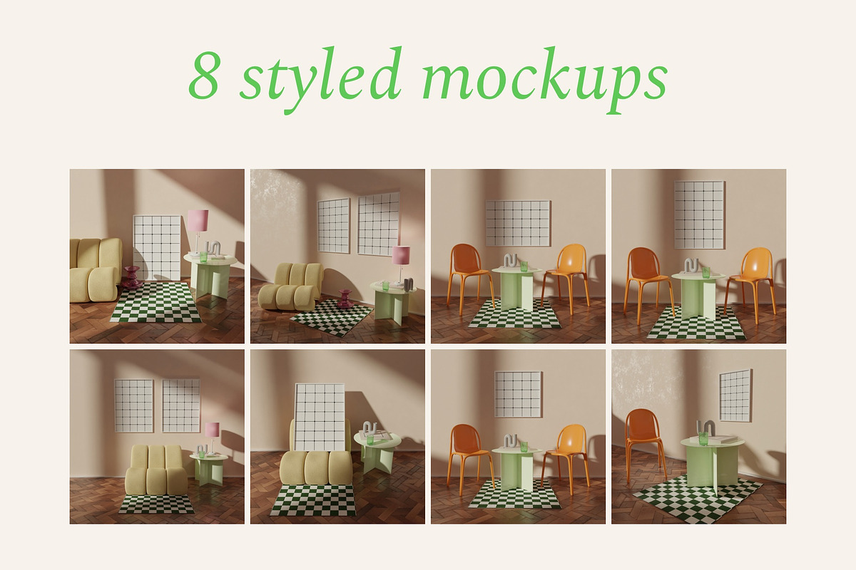 Frame Mockup Bundle For Print Shop, a Print Template by Bonumo (Photo 4 of 10)