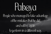 Paboya - Serif style font, a Serif Font by mahstudios (Thumbnail 2 of 8)