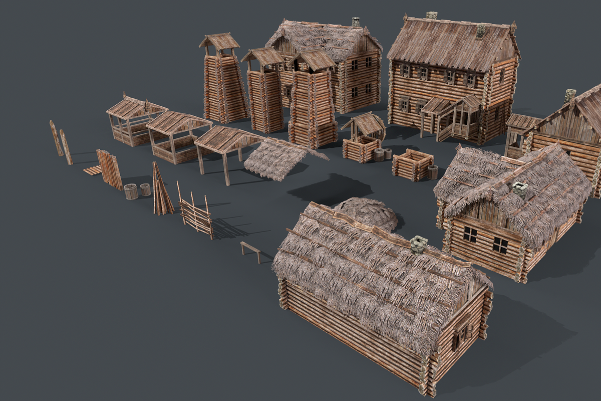 Wooden Village, an Architecture 3D Model by Beatheart Creative Studio (Photo 11 of 22)