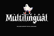 Spooky Party Club | Halloween Horror, a Blackletter Font by Jolicia Type (Thumbnail 14 of 14)