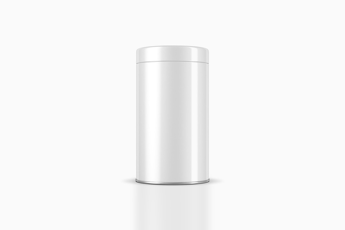 Metal CAN Packaging PSD Mockup, a Cups & Container Mockup by GreatFruit (Photo 3 of 6)