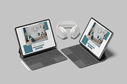 Tablet Pro With Keyboard Mockup, an iPad Mockup by lamorastudio (Thumbnail 10 of 11)