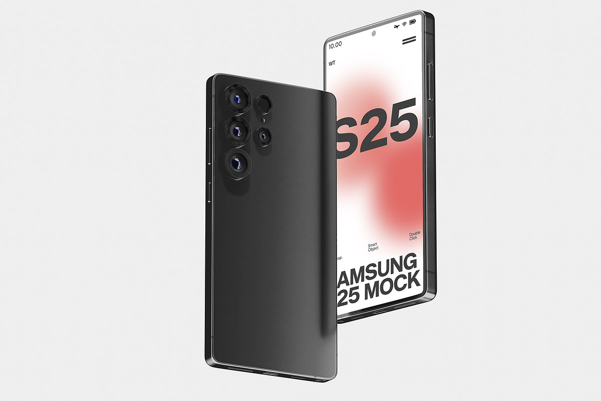 Samsung S25 Mockup, an Android Mockup by Unerispace (Photo 5 of 5)