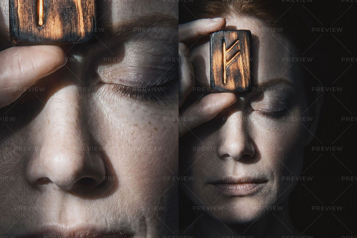 Witchy Rune Reader Stock Bundle, a Person Photo by Iconogenic (Photo 11 of 11)