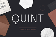 Quint Uppercase Font, a Sans Serif Font by Wild Ones (Thumbnail 1 of 8)