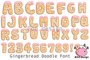 Gingerbread Cookie Font And Clipart, an Object Graphic by Boodesign (Thumbnail 1 of 4)