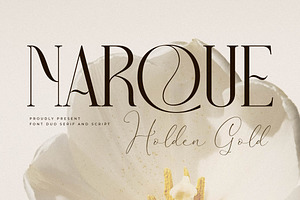 Narque Holden Gold Font Duo