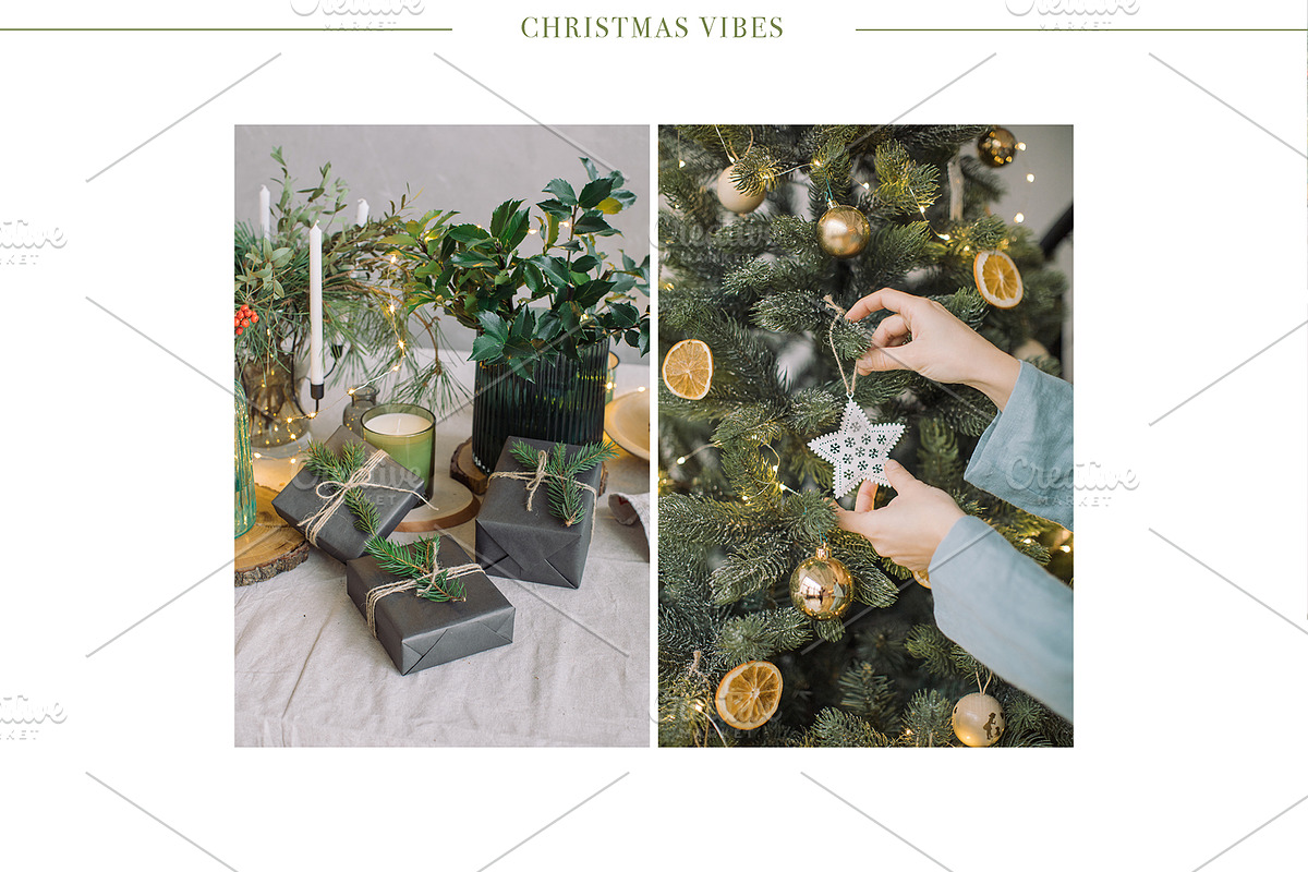Christmas Vibes#2 | 16 Styled Photos, a Holiday Photo by Nina Stock Photos (Photo 8 of 8)