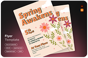 Spring Festival & Celebrations Flyer, a Flyer Template by Annora Studio (Thumbnail 1 of 6)