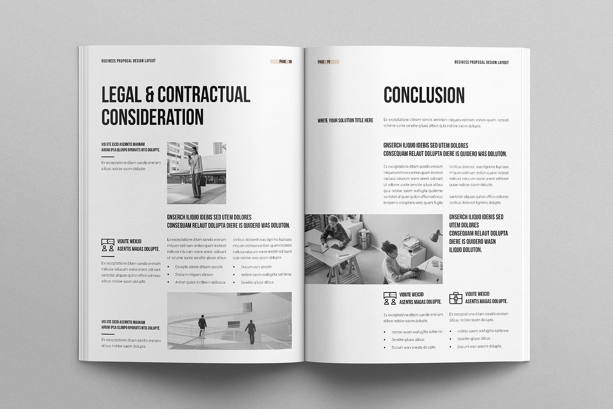 Business Proposal Template, a Brochure Template by MassiveCreator (Photo 7 of 8)